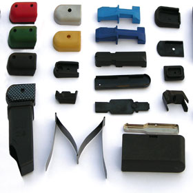 Spare parts<br /><span>
springs, rubber pads, spring-holding plates and ejectors</span>
